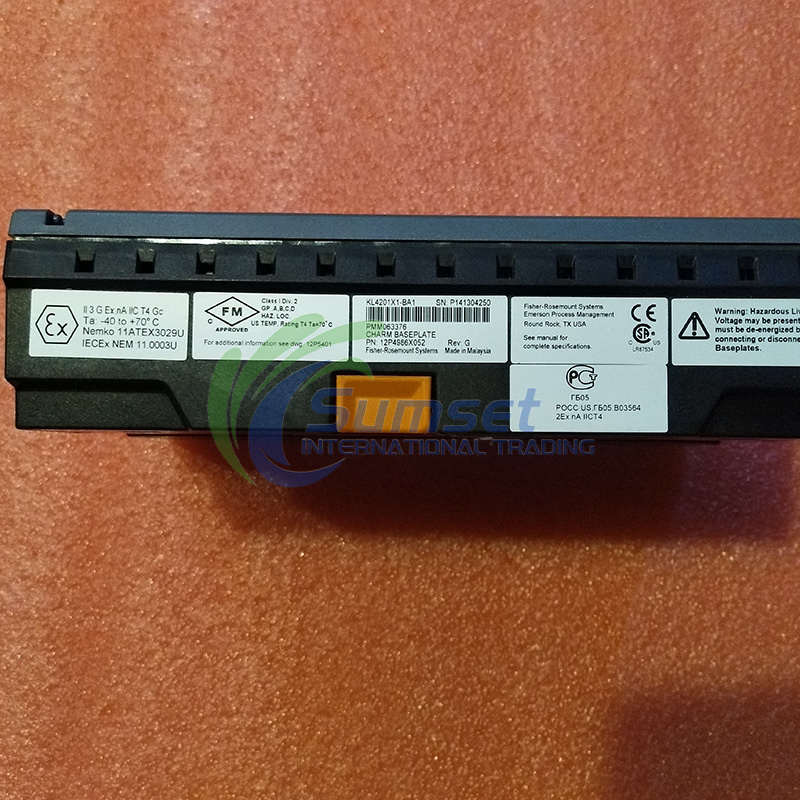 Emerson KL4201X1-BA1 CHARM BASEPLATE