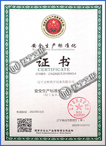 安全生產(chǎn)標(biāo)準(zhǔn)化證書 安全生產(chǎn)標(biāo)準(zhǔn)化證書