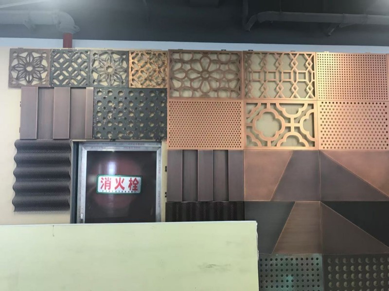 仿铜拉丝铝单板