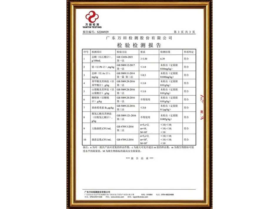 检测报告