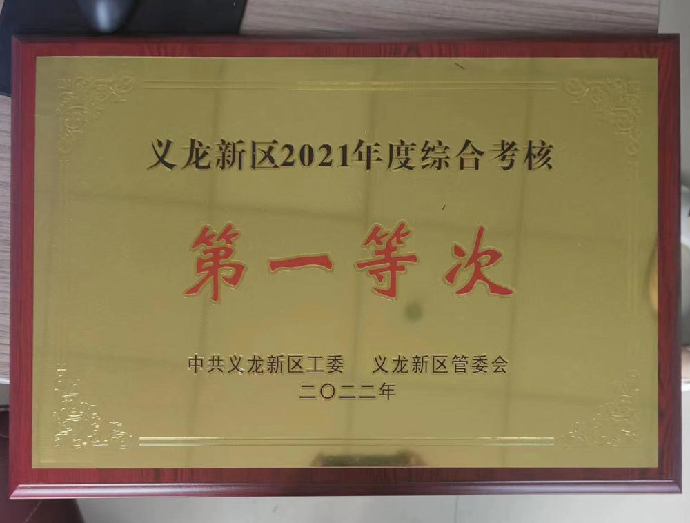 义龙新区2021年度综合考核一等次