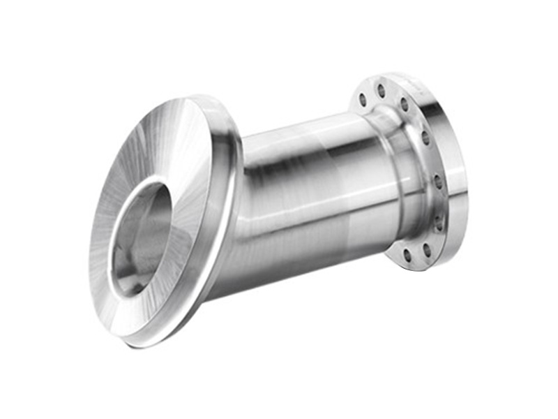 Miter manhole nozzle flange