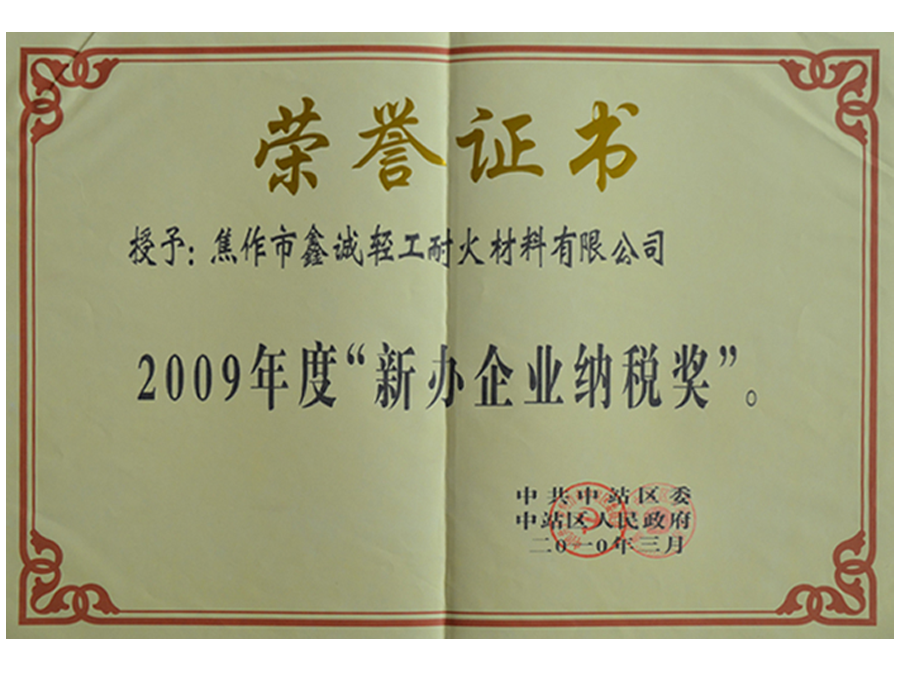 2009區(qū)納稅先進企業(yè)