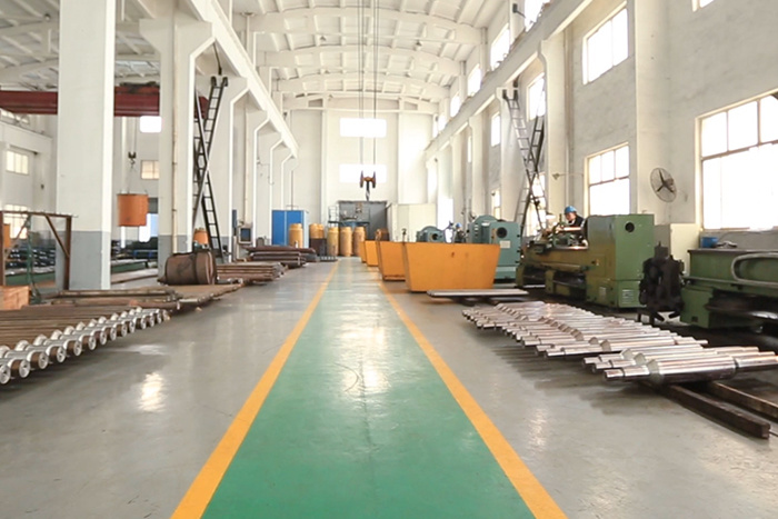 A corner of the machining center workshop