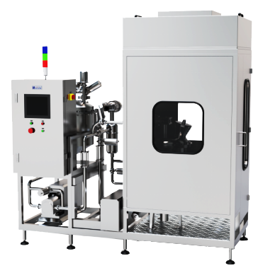  Fruit pieces/pulp <br/> Online dynamic mixing system 