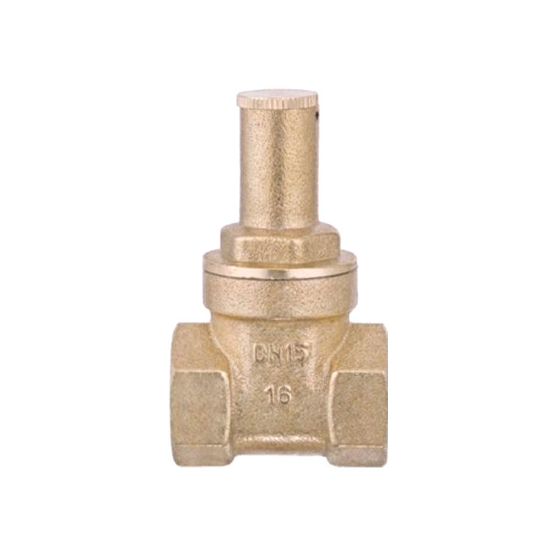 Embedded  Rod  Lock-Controlled Copper Gate Valve