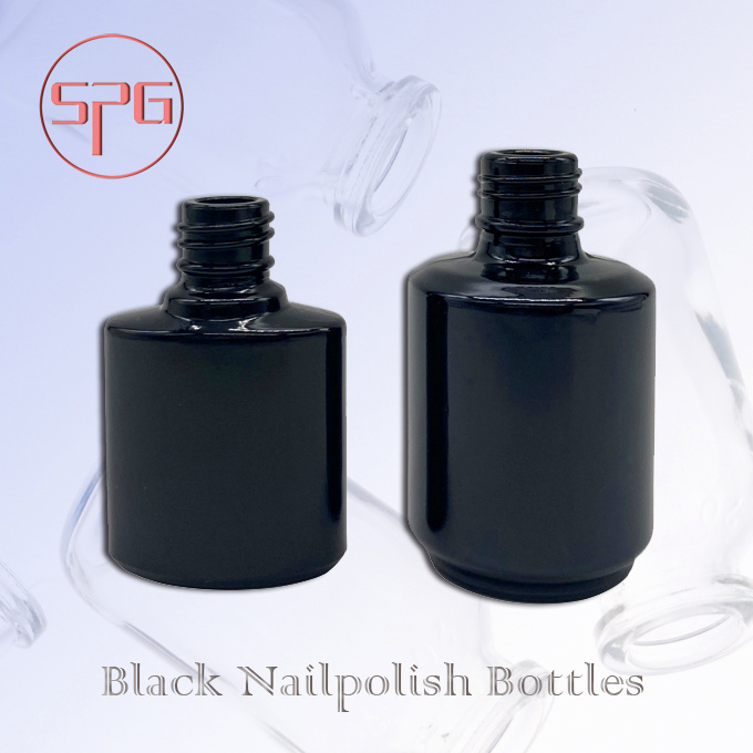 Black Nailpolish Bottles