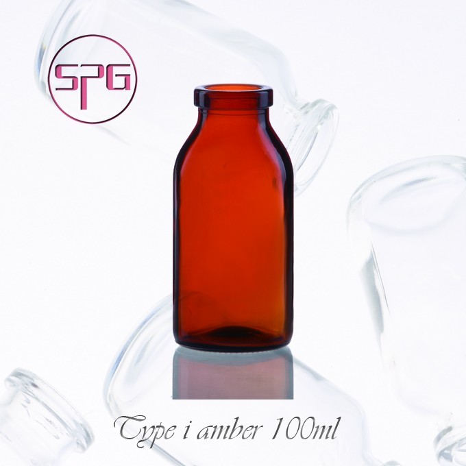 Amber Infusion Glass Bottles