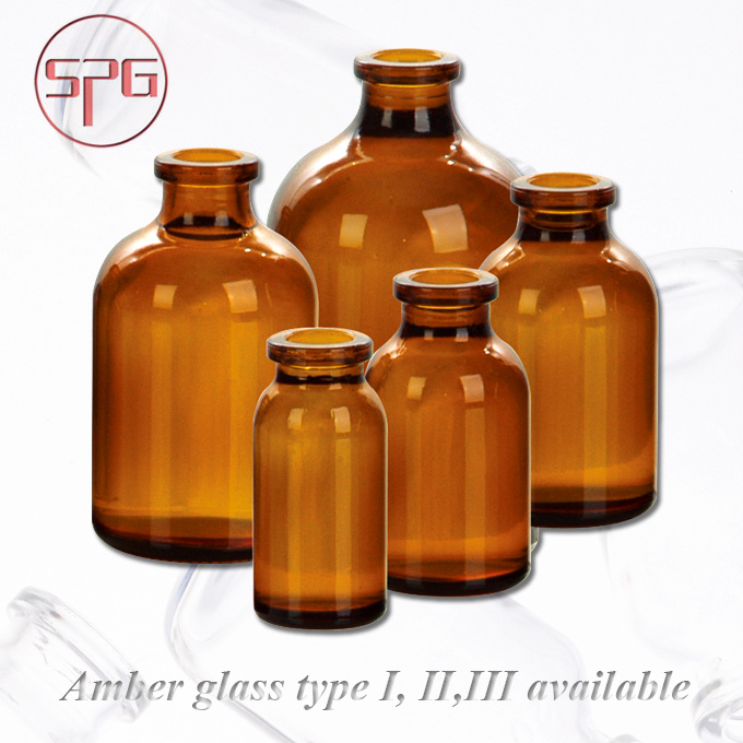 Amber Moulded Vials for Injection