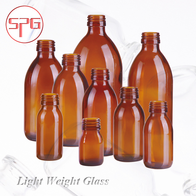 Light Weight Alpha Amber Glass