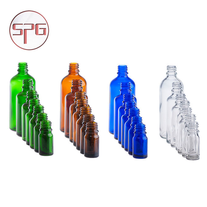 Essential Oil Bottles in four colors