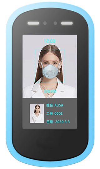 人脸识别测温门禁考勤机