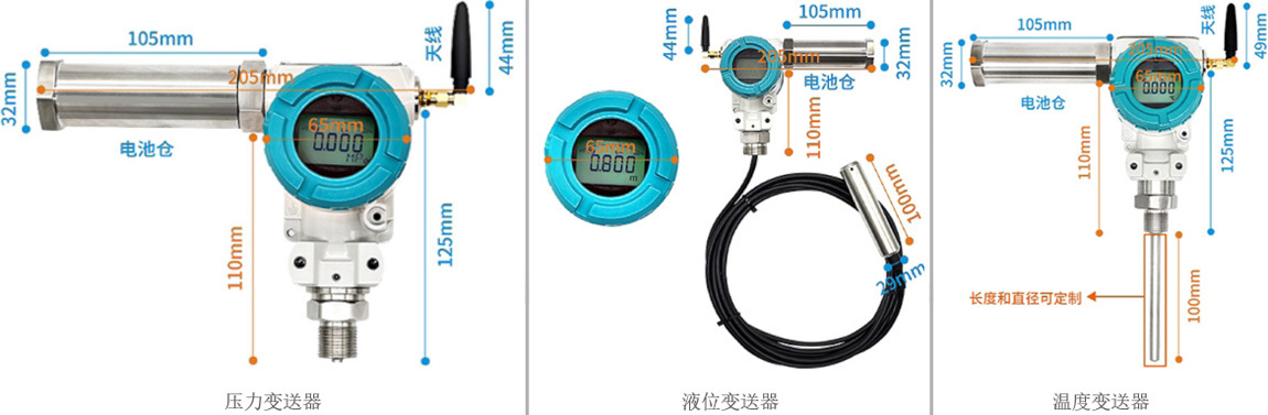 NB-IoT系列压力|液位|温度变送器