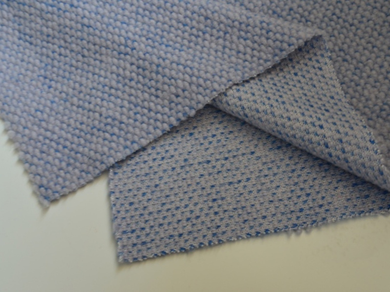 80% wool thick needle two-color jacquard cloth, all kinds of high-end apparel fabrics