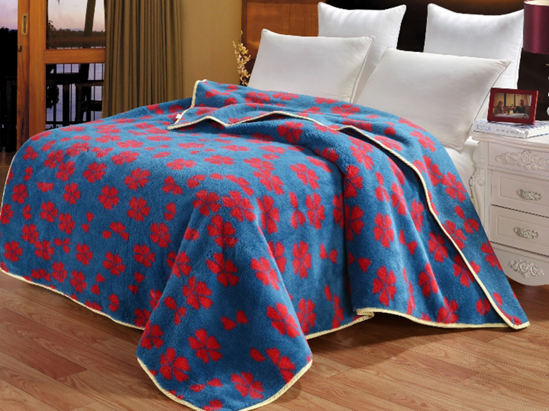 Comfort wool blended mat blanket winter bed warm quality first choice
