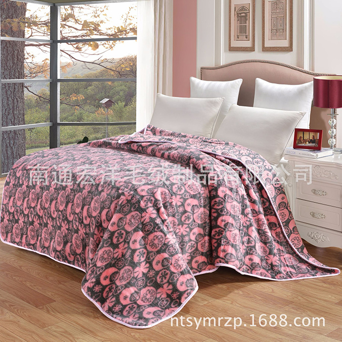 Comfort wool blended mat blanket winter bed warm quality first choice