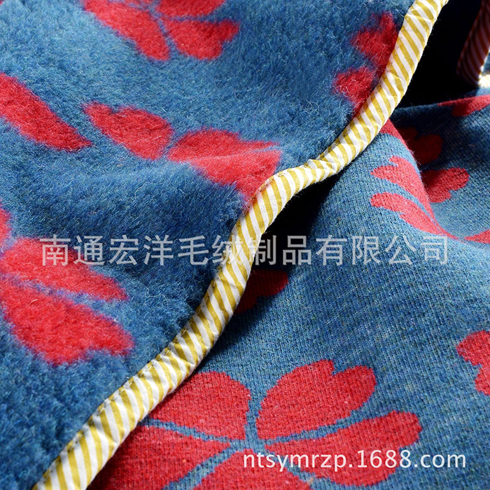 Comfort wool blended mat blanket winter bed warm quality first choice