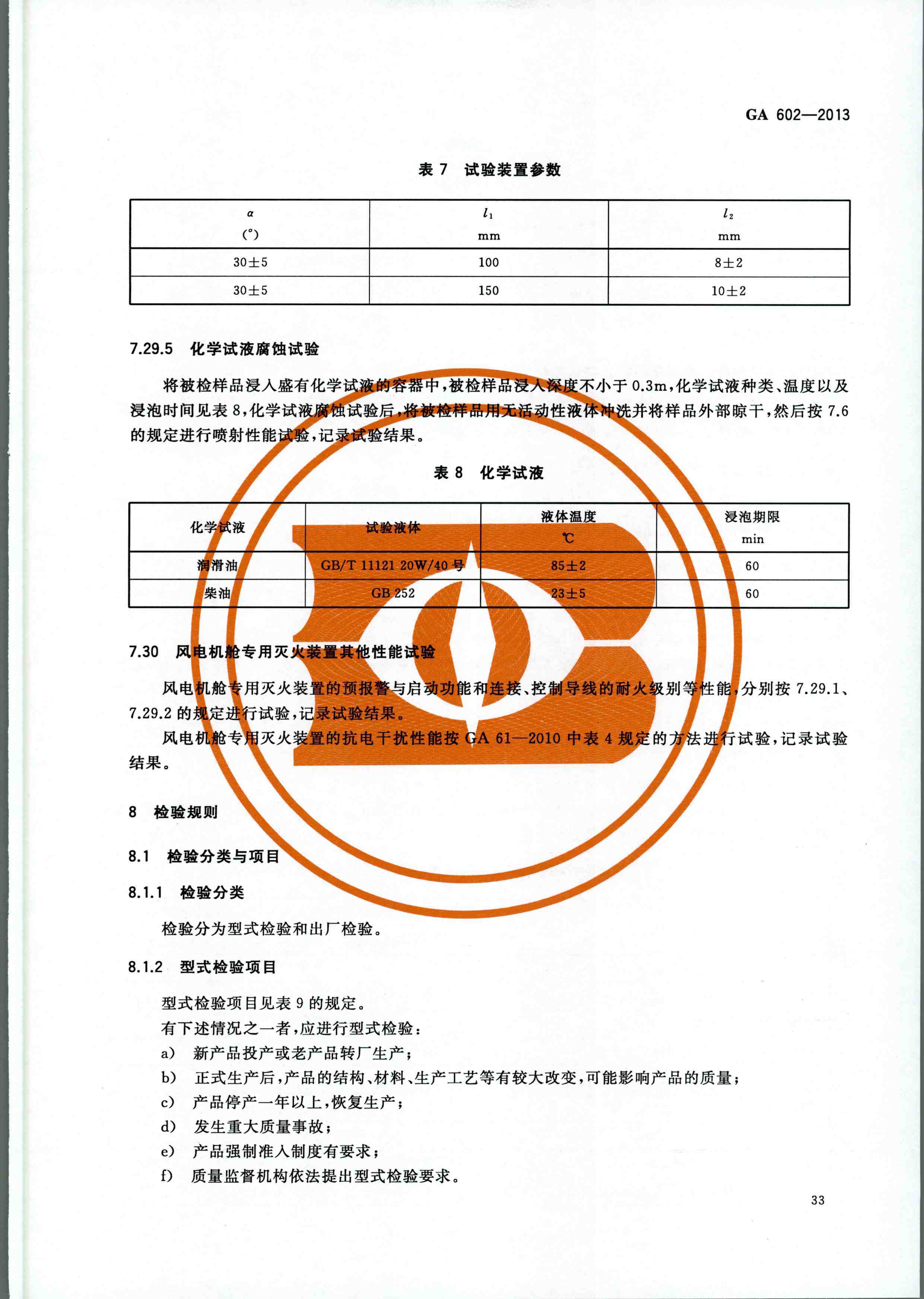 GA 602-2013干粉灭火装置