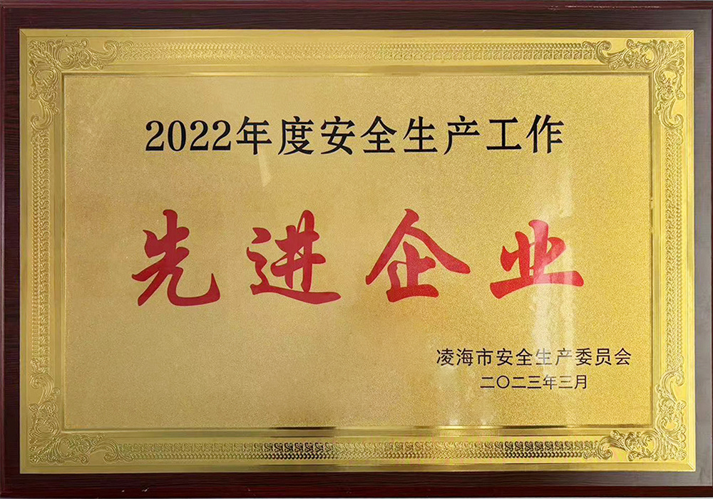 2022年度安全生产工作先进企业 2022年度安全生产工作先进企业