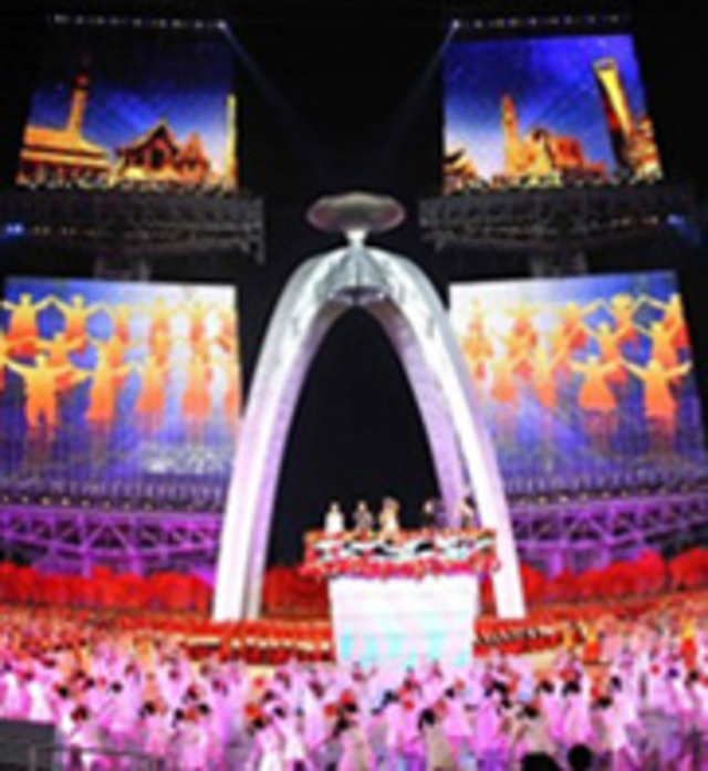 Lifting platform for the opening and Closing ceremonies of the 16th Guangzhou Asian Games