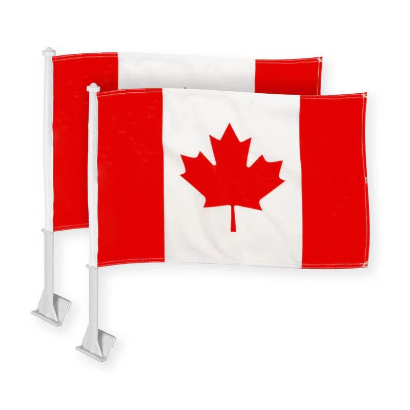 Canadian car flag