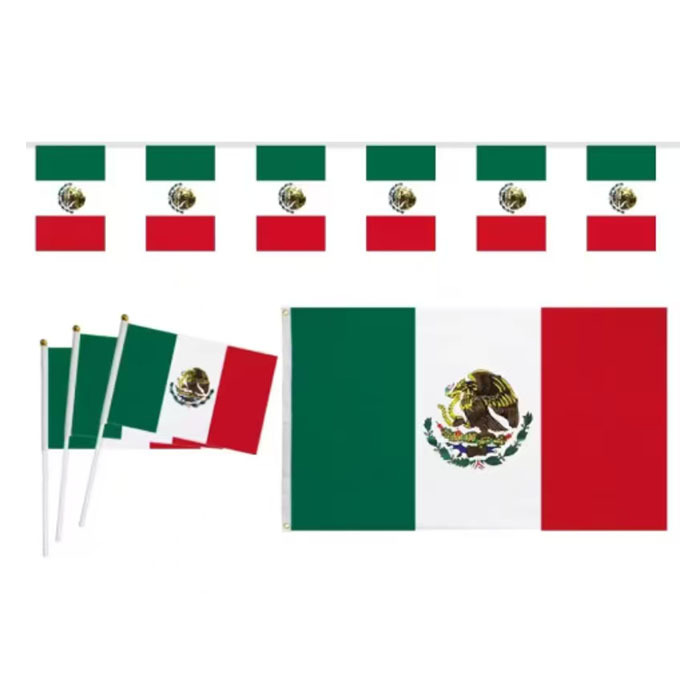 Hanging flag/hand cranked flag