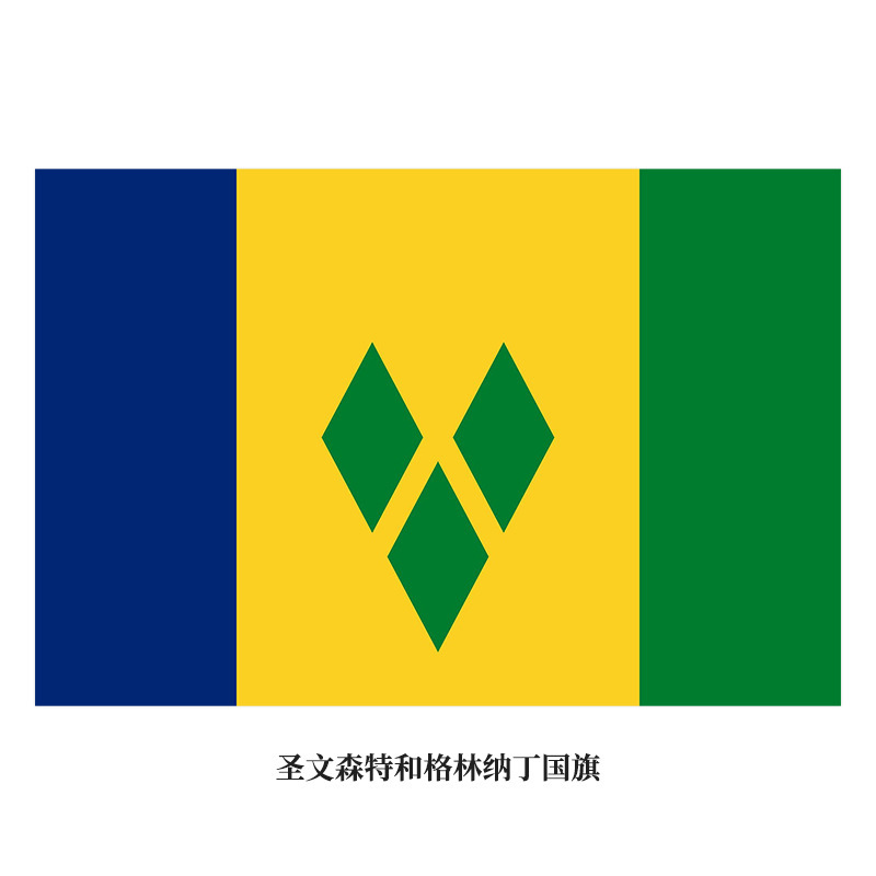 Double sided printed flag