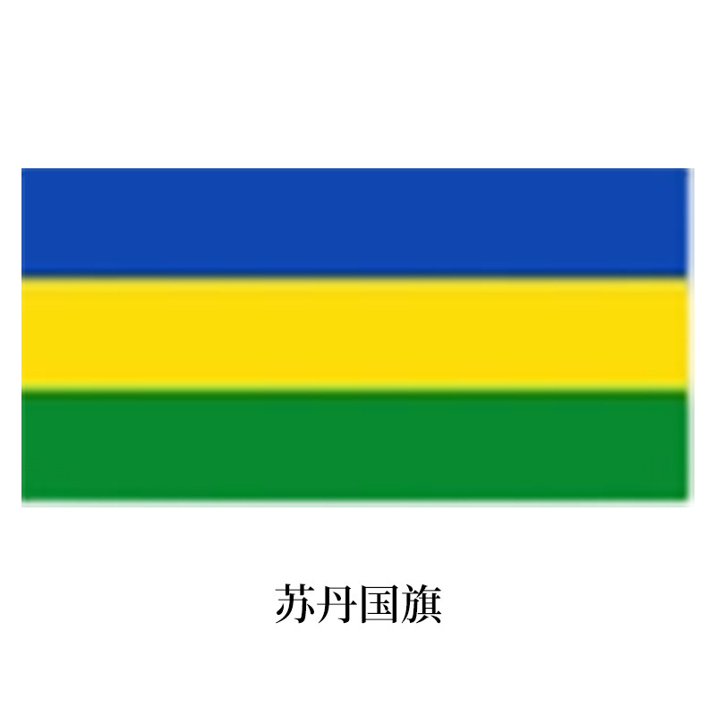 Double sided printed flag