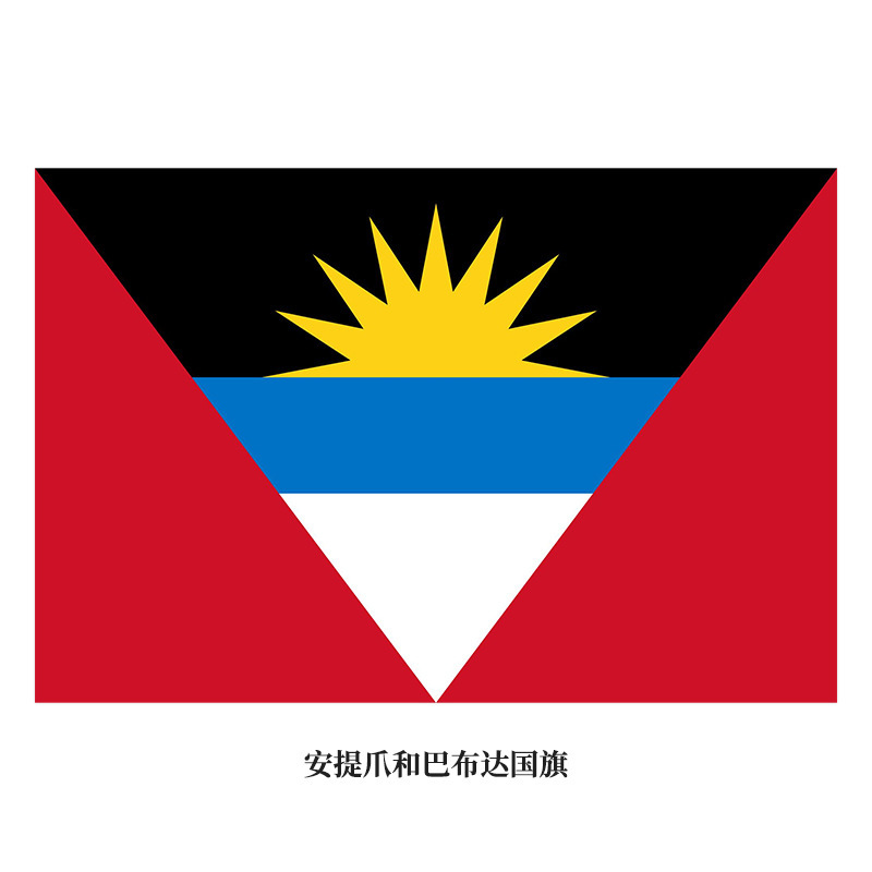 Double sided printed flag