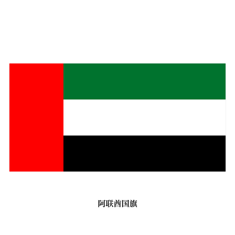 Double sided printed flag