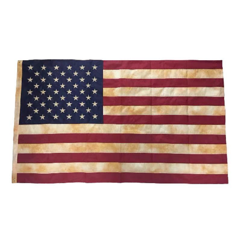 Double sided printed flag