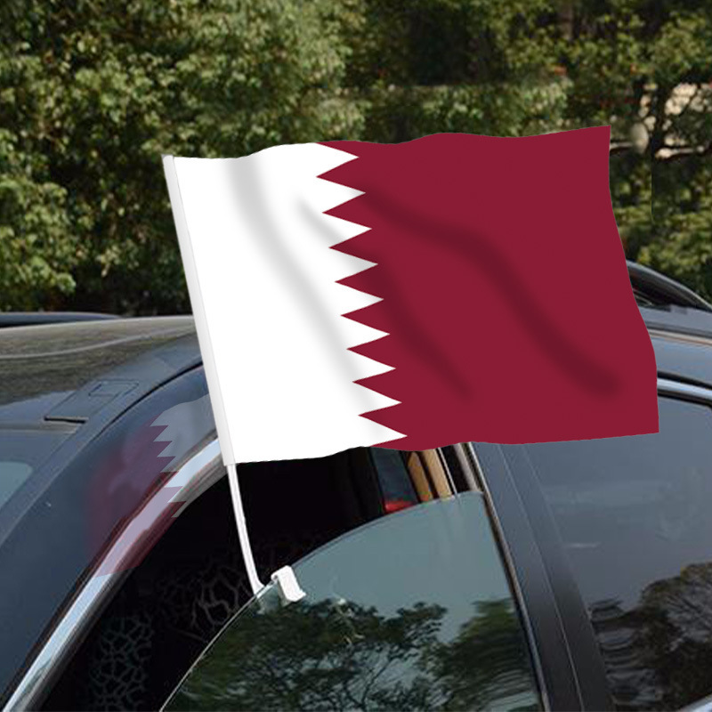 Double sided printed flag