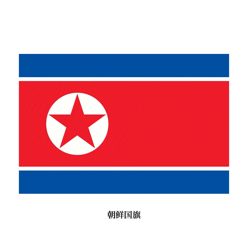 Double sided printed flag