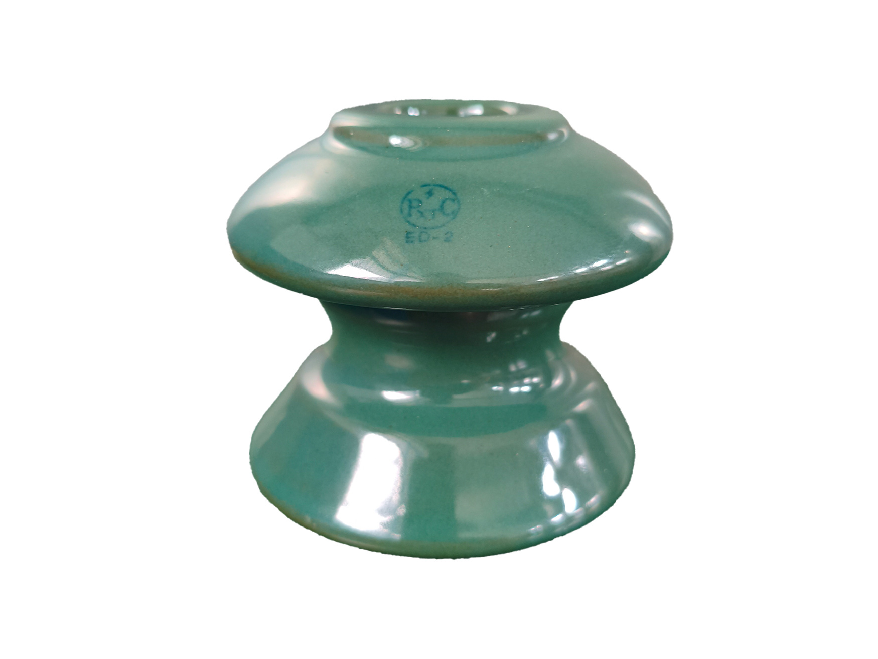 Butterfly Porcelain Insulator ED-2 (Green)