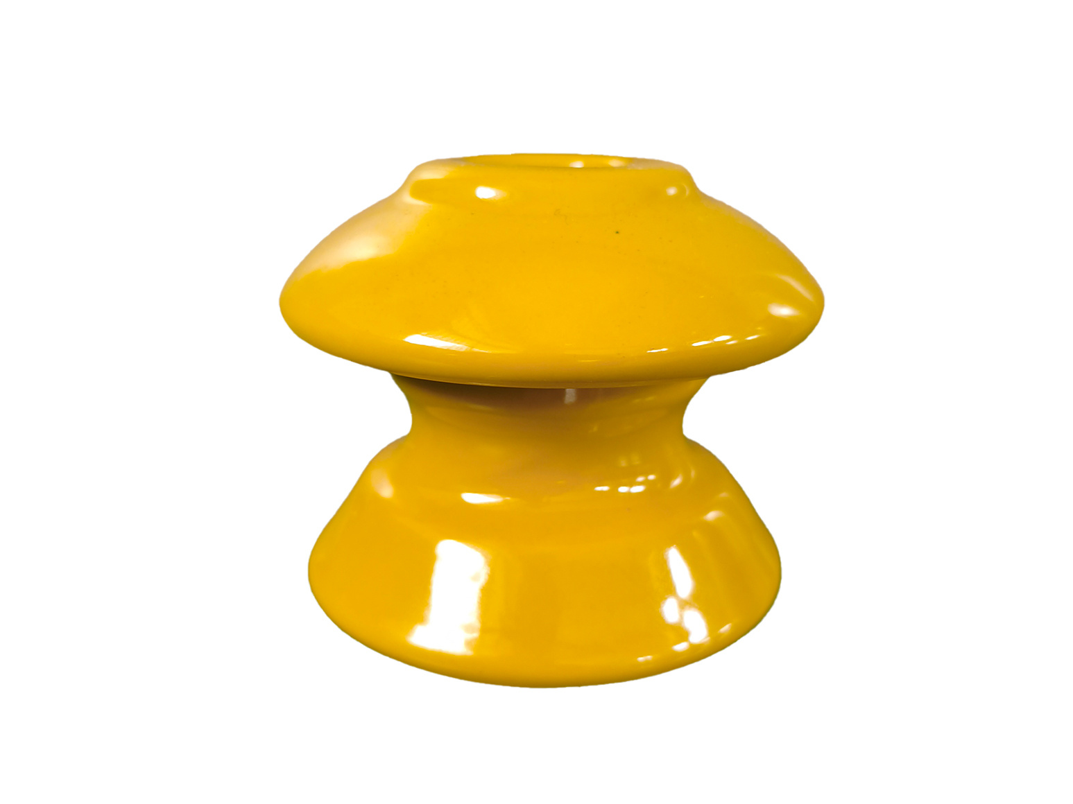 Butterfly Porcelain Insulator ED-2 (Yellow)