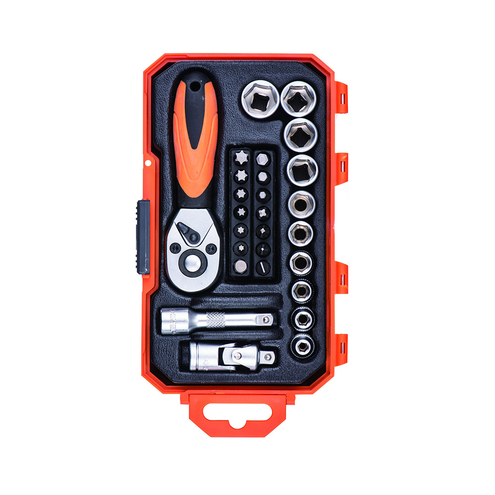 27 Pcs 1/4"Drive Socket Set
