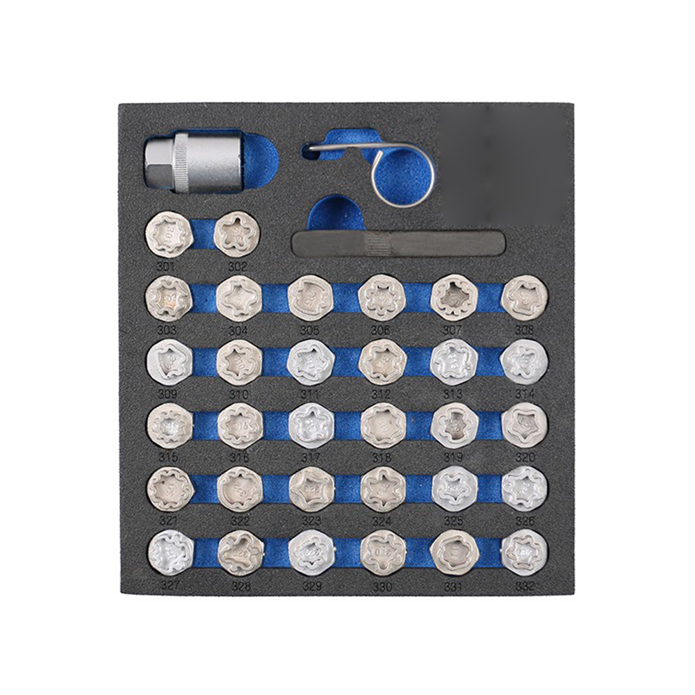 35pcs Mercedes Benz Locking Wheel Nut Stud Remover Tool Kit