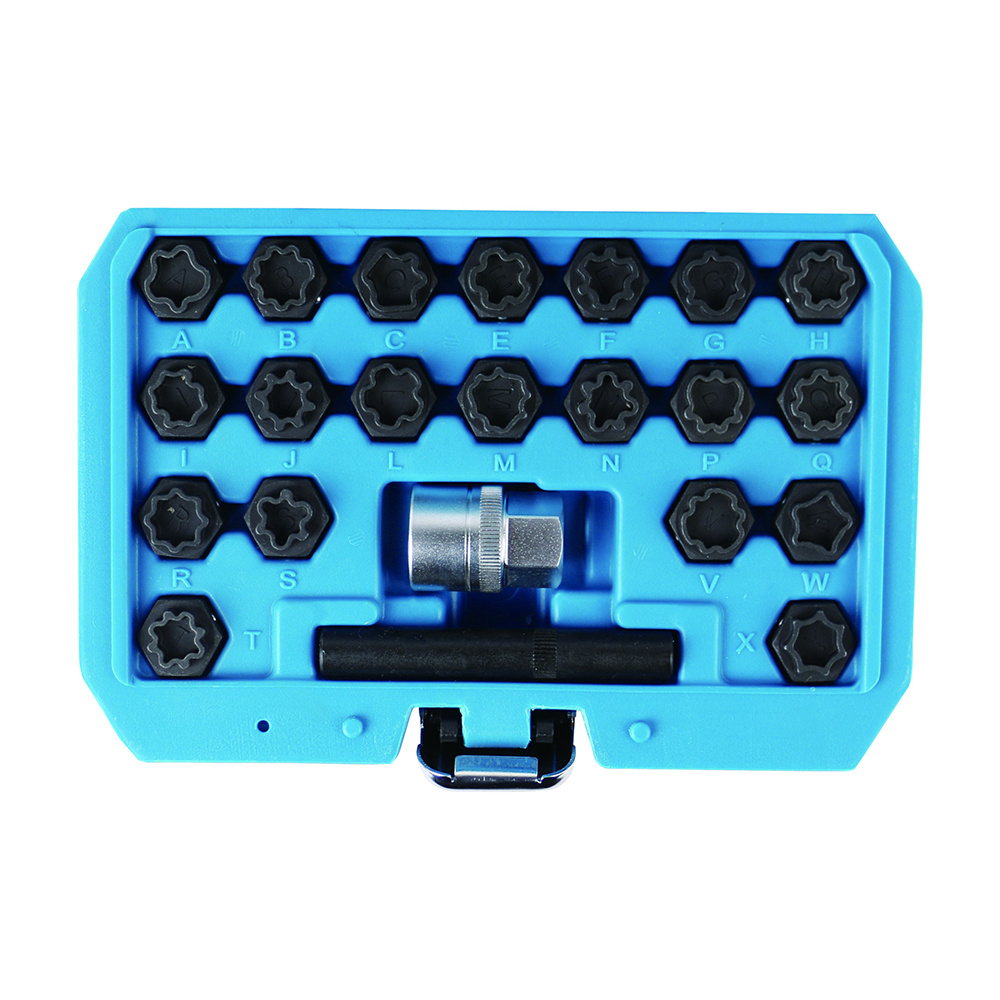 22pc Audi Wheel Nuts Socket Set