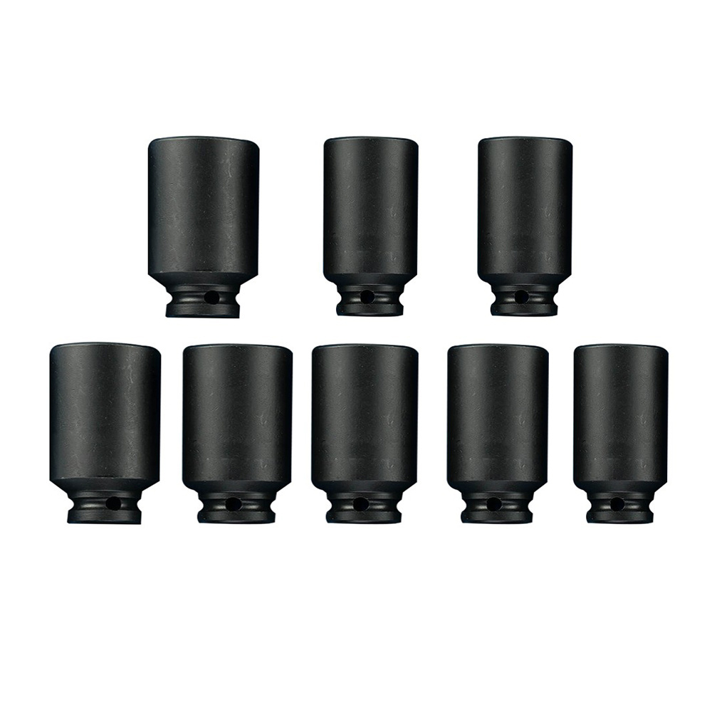 1/2" Dr. 8 Pcs Deep Impact Socket Set 6 Pt And 12 Pt
