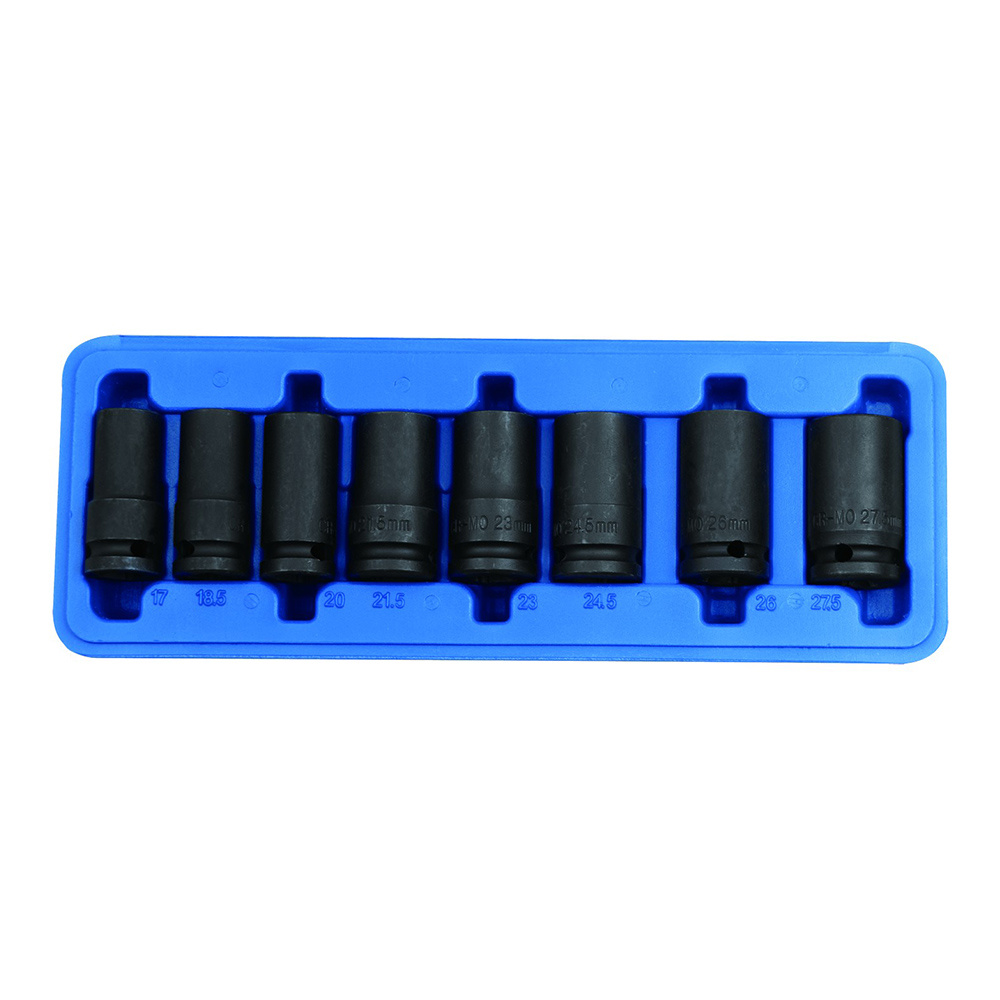 8Pcs 1/2" Dr. Lug Nut driver/Weel Lock Remover Tool Kit