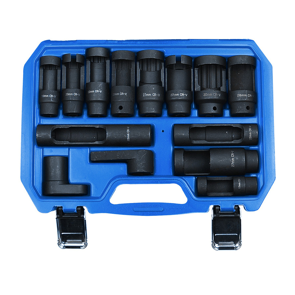 14Pcs Diesel Injector/ Lambda Socket Set