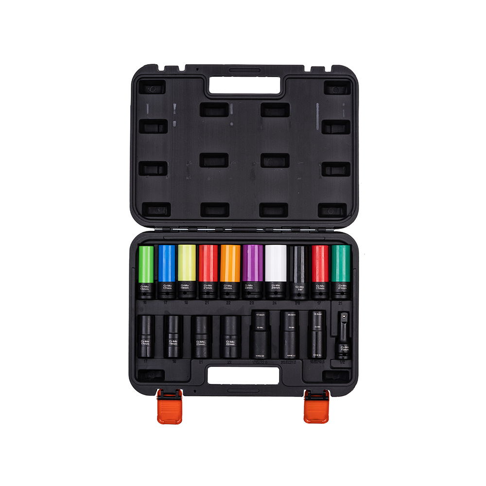 18 PCS 1/2" Drive Wheel Nut Socket Set