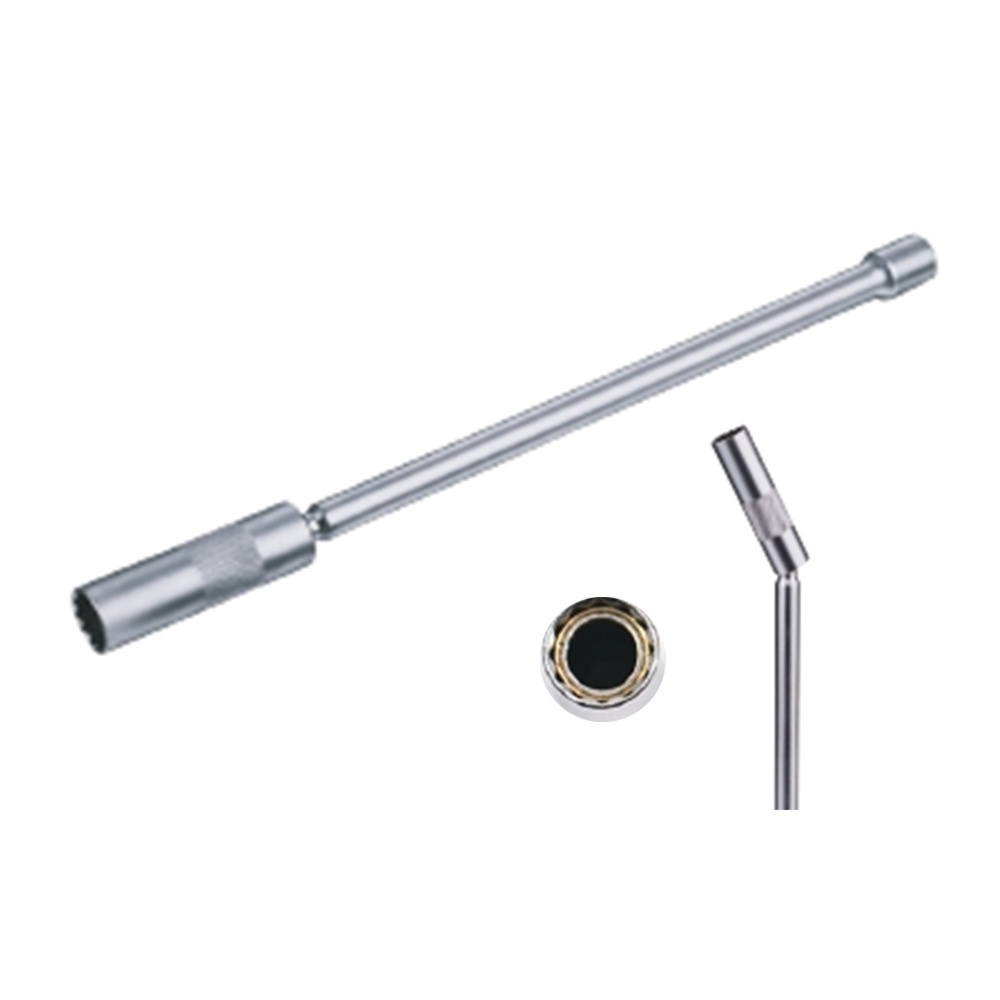 3/8''x 14mm 12pt thin walled spark plug socket with universal ioint magnetic holding for long reach