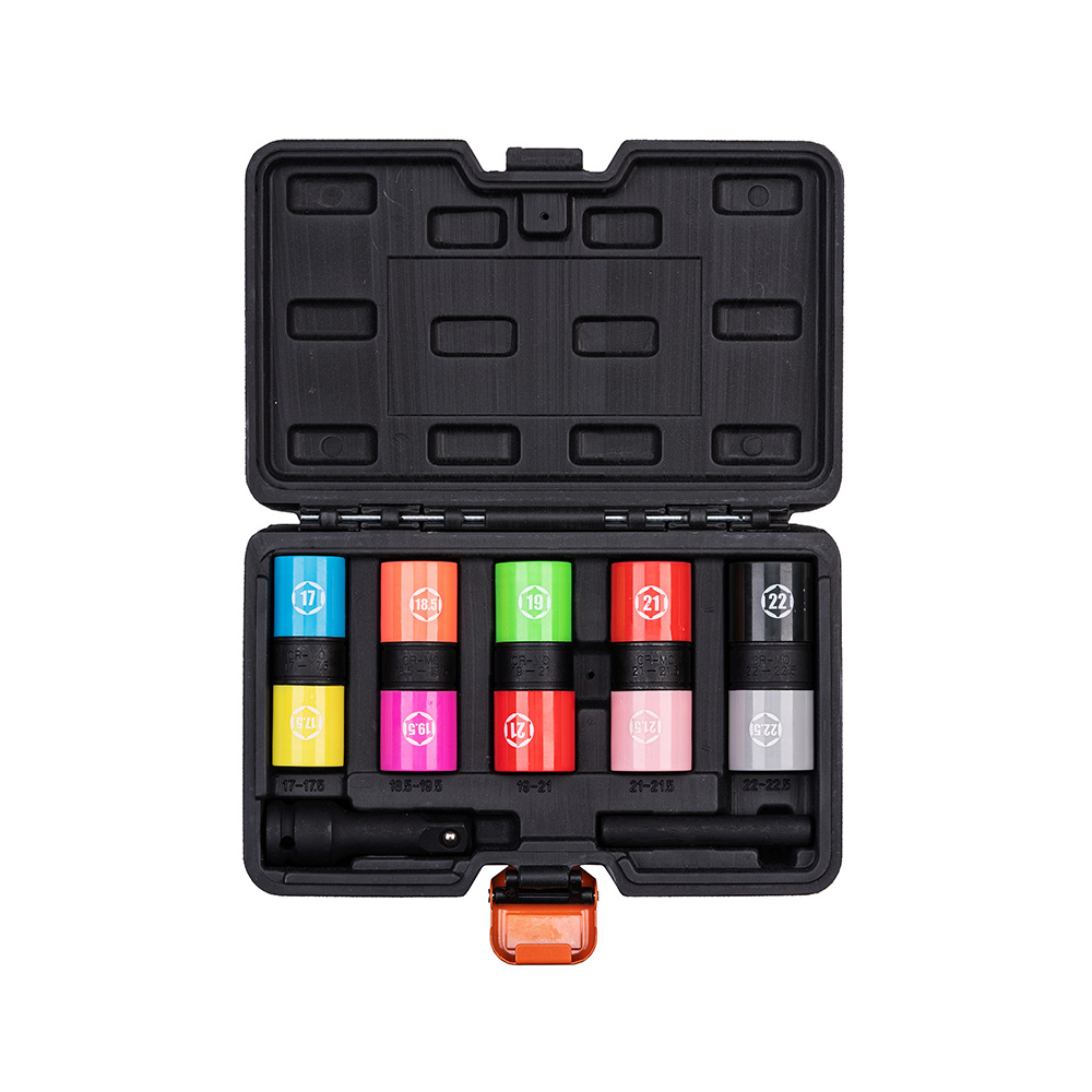 7pcs Tpcs Flip Lug Nut Socket Set