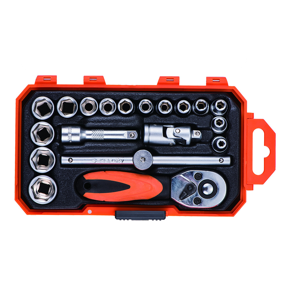 19 Pcs 1/4"Drive Socket Set