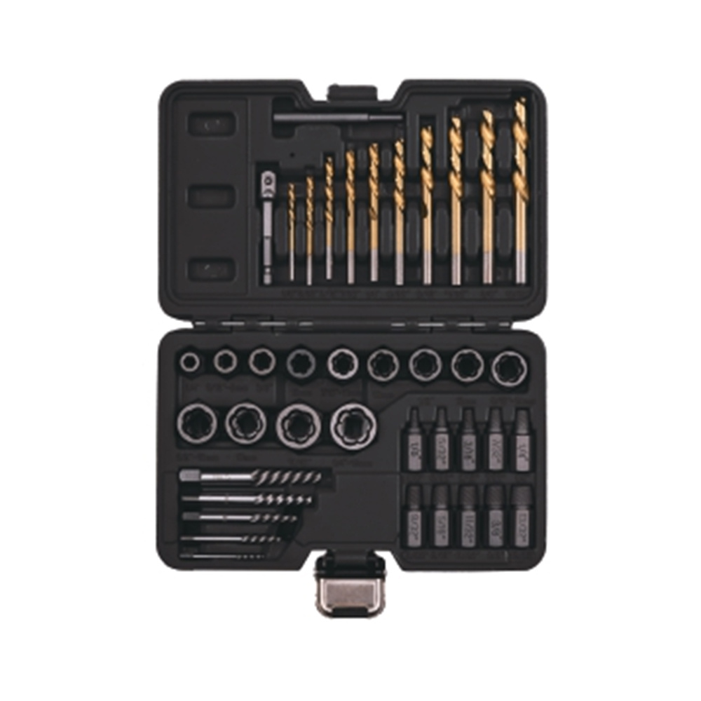 40pcs Damaged/Rounded Bolt Nut Stud Screw Remover/Extractor Set（英制）