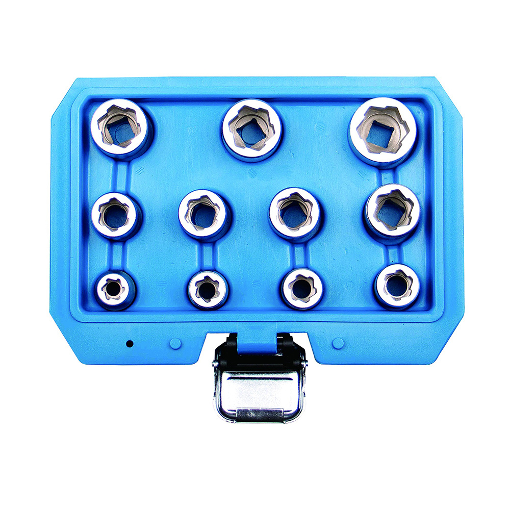 11pc 3/8" Drive Metric Bolt Extractor Socket Set