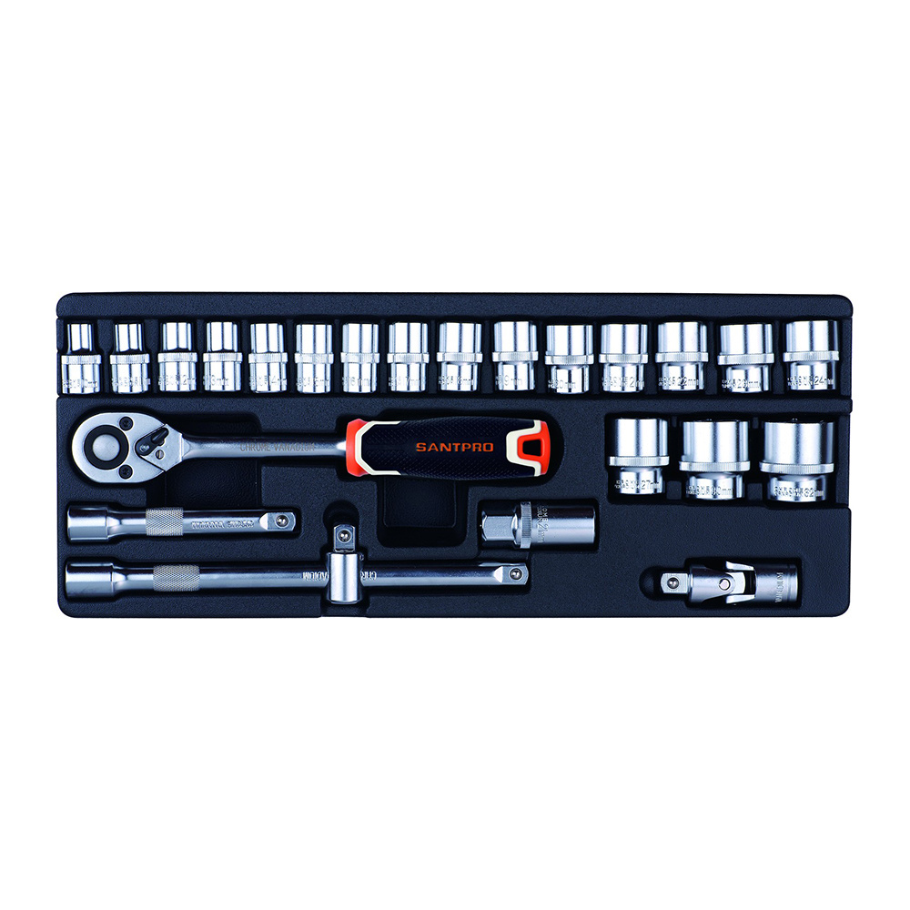 24 Pcs 1/2" Drive Socket Set