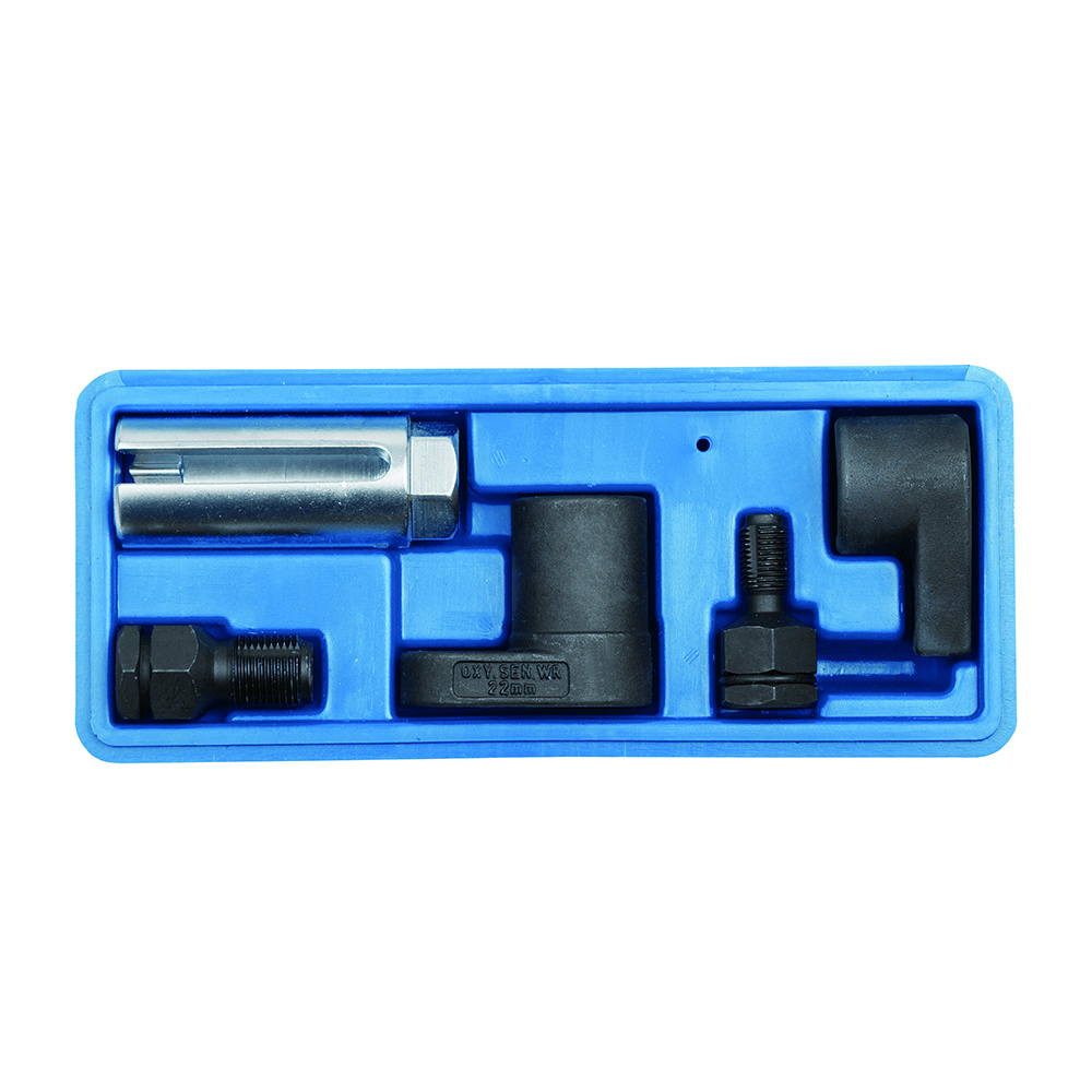 5Pcs Oxygen and Vacuum Sockets with Spark Plug Thread Chasers Set