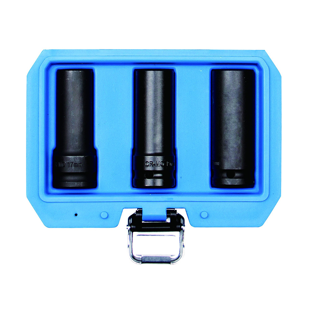 3Pcs 1/2"Dr Damaged Wheel Nut Remover